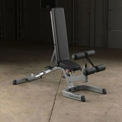 Body-Solid Flat Incline Decline Bench in Silver