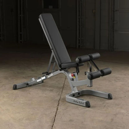 Body-Solid Flat Incline Decline Bench in Silver