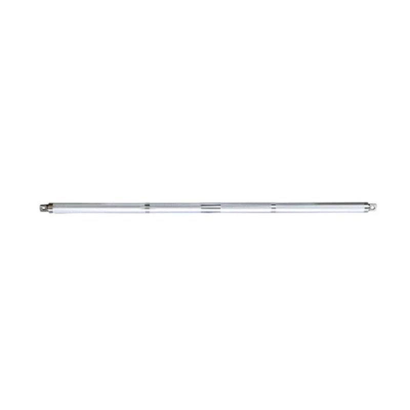 Body-Solid Tools Aluminum Revolving Dual Cable Straight Bar in Chrome