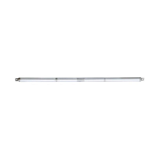 Body-Solid Tools Aluminum Revolving Dual Cable Straight Bar in Chrome