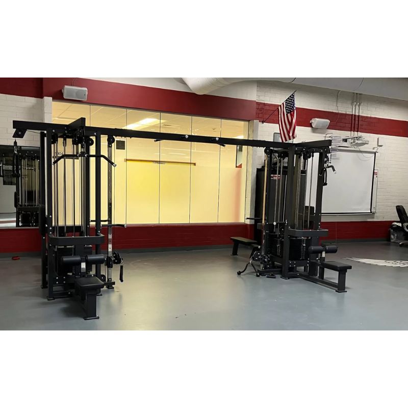 Vortex Strength Commercial 8-Stack Jungle Gym in Black