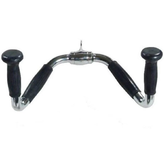 York Barbell Rubber Grip Revolving Multi-Exercise Chrome Bar