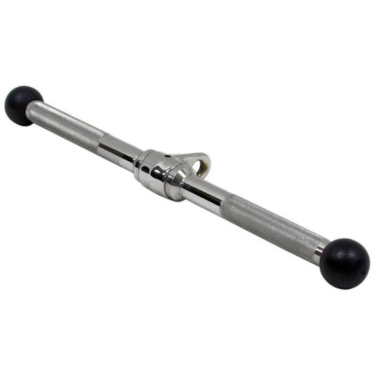 York Barbell 18" Revolving Straight Chrome Bar