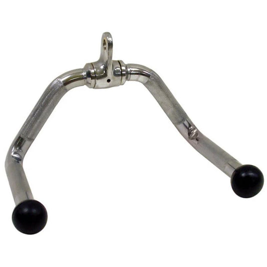 York Barbell Solid Steel Multi-Purpose Close-Grip Swivel Chrome Bar